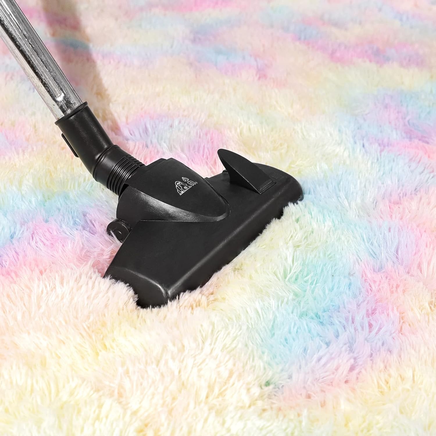 AROGAN Soft Rainbow Area Rug for Girls Room 2x6 Ft – Fluffy Pink Kids Rug with Non-Slip Backing | Cute Colorful Carpet for Bedroom, Nursery, Toddler, Teens, Princess Decor - Image 6