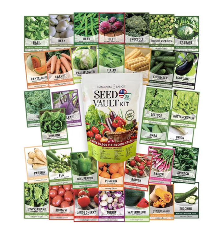 Ultimate Survival Seed Vault – 140 Heirloom Non-GMO Varieties | 73,000+ Seeds for Vegetables, Herbs & Flowers - Image 2