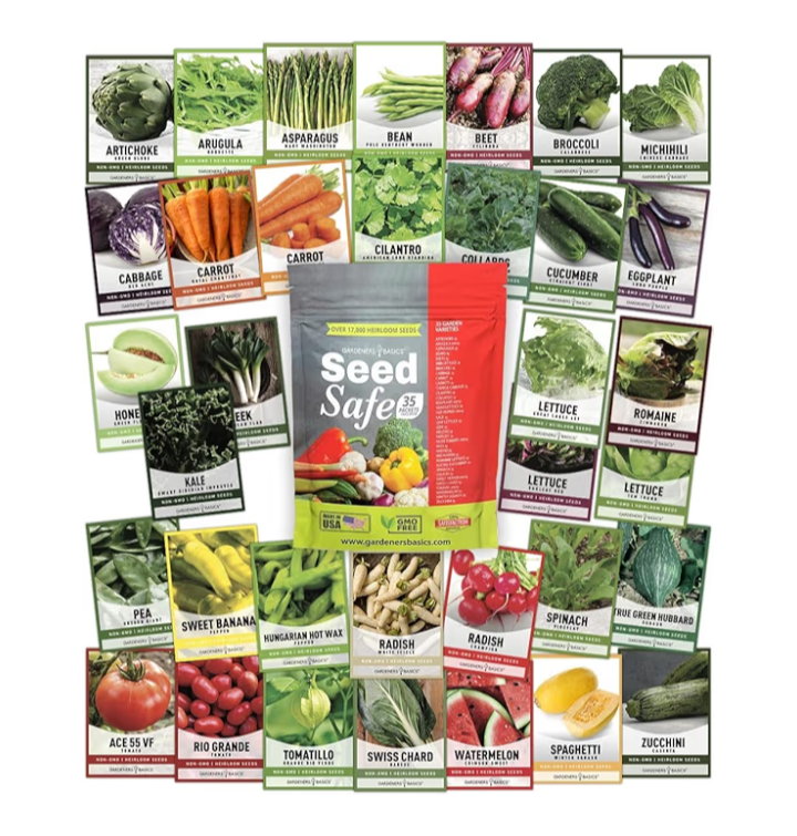 Ultimate Survival Seed Vault – 140 Heirloom Non-GMO Varieties | 73,000+ Seeds for Vegetables, Herbs & Flowers - Image 5