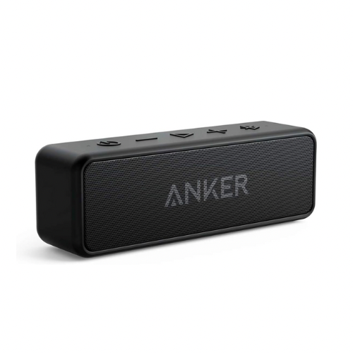 Anker Soundcore 2 Portable Bluetooth Speaker – Home, Outdoors, Travel, IPX7 Waterproof, 24H Playtime, BassUp Stereo Sound