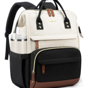 LOVEVOOK Waterproof Laptop Backpack for Women – 15.6” Work & Travel Bag