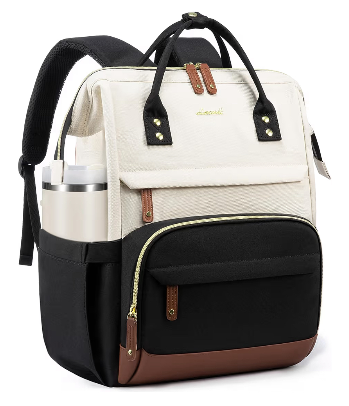 LOVEVOOK Waterproof Laptop Backpack for Women – 15.6” Work & Travel Bag