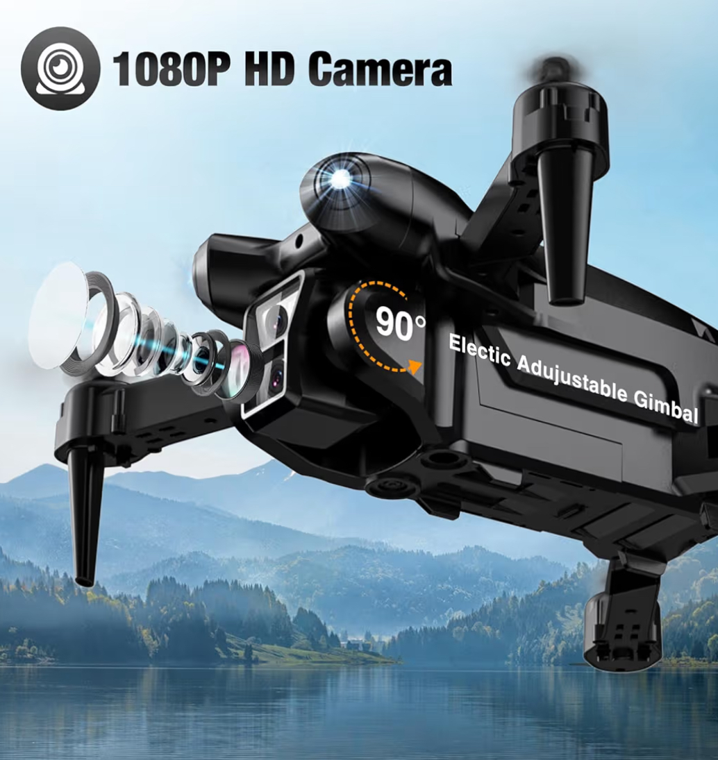 1080P HD Foldable Mini Drone with Camera – Easy Fly RC Quadcopter for Kids & Adults - Image 2