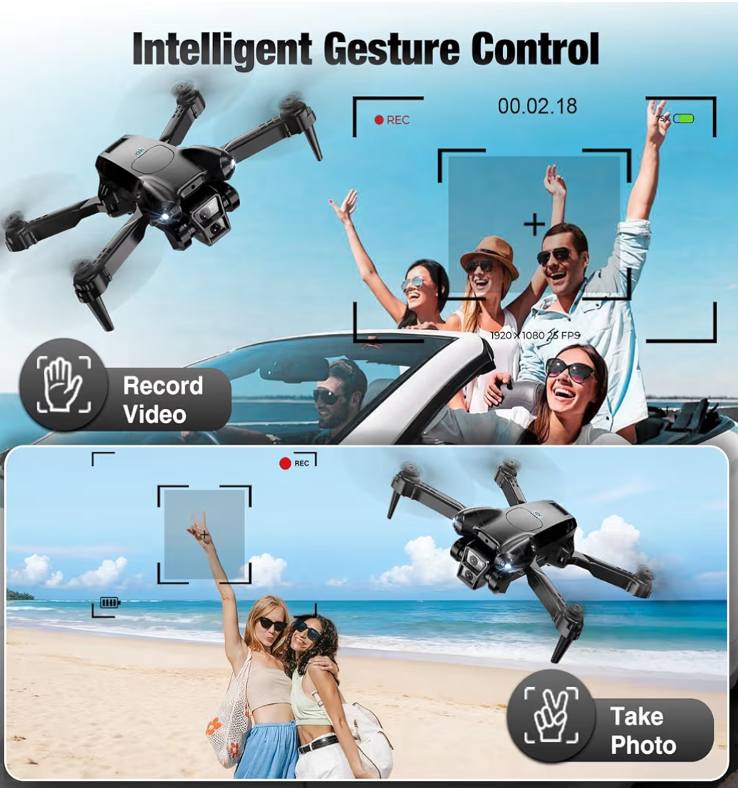 1080P HD Foldable Mini Drone with Camera – Easy Fly RC Quadcopter for Kids & Adults - Image 3